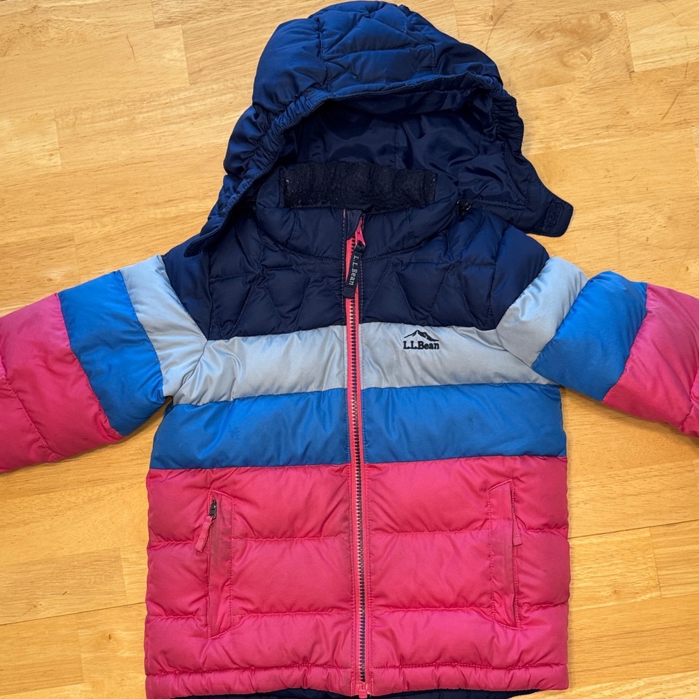 L.L. Bean Kids' Multicolor Puffer Jacket